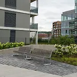 New Studio, King Bed, Free Parking, Terrace Apartmán Praha