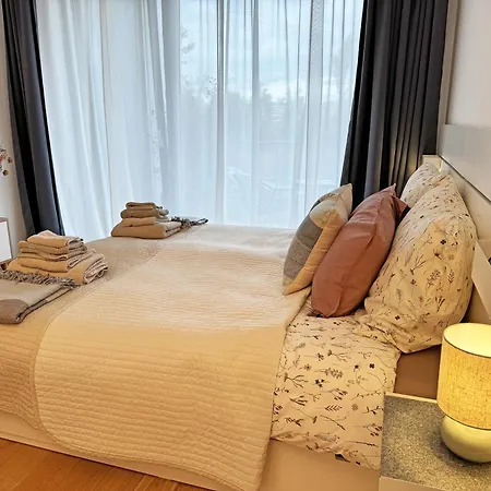 Lägenhet New Studio, King Bed, Free Parking, Terrace Prag