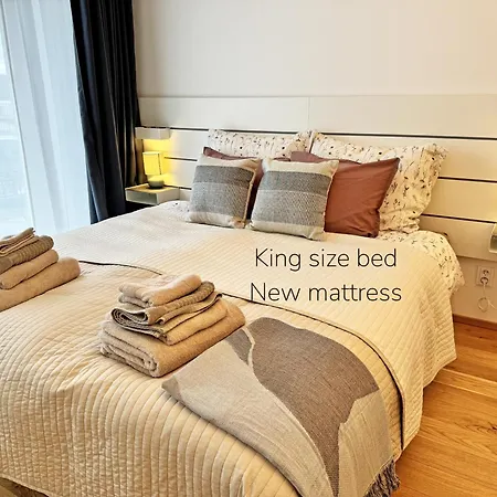New Studio, King Bed, Free Parking, Terrace *