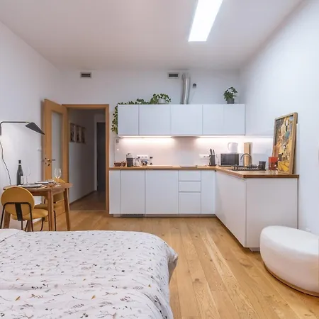 New Studio, King Bed, Free Parking, Terrace アパート